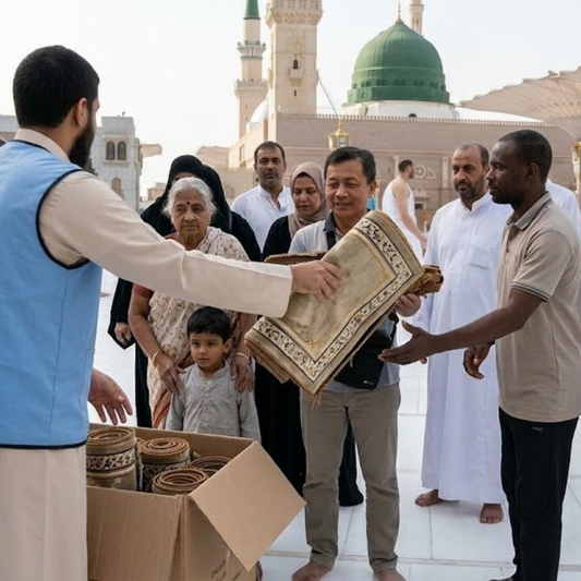 Donate Prayer Mats in Masjid al Nabwi– Sadaqah Jariyah