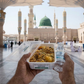 Gift Meal Boxes to Visitors in Masjid Al-Nabwi, Madinah