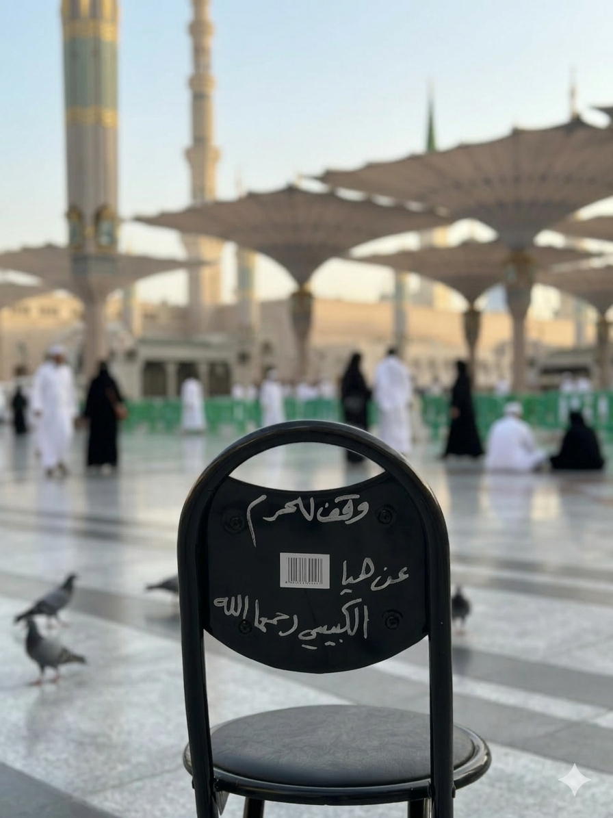 Donate Chairs in Masjid al Nabwi - Sadaqah Jariyah for Worshippers