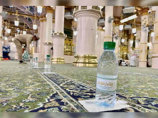 Gift Water Bottles in Masjid Al-Nabwi, Madinah