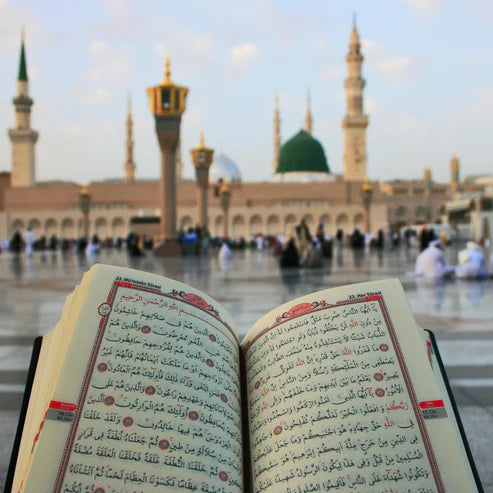 Gift Qurans in Masjid Al-Nabwi, Madinah